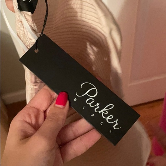 Parker Blush Silk Strapless Gown - Picture 8 of 9